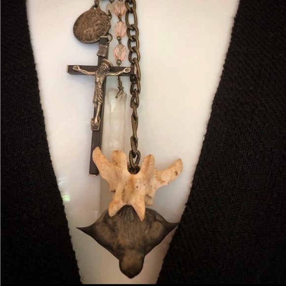 Maximalist Gothic Necklace - Picture 2 of 5